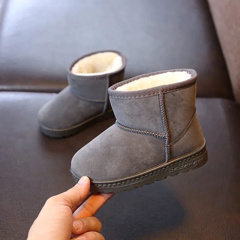 Unisex Winterstiefel für Kinder – Niedriges Modell für den Alltag
