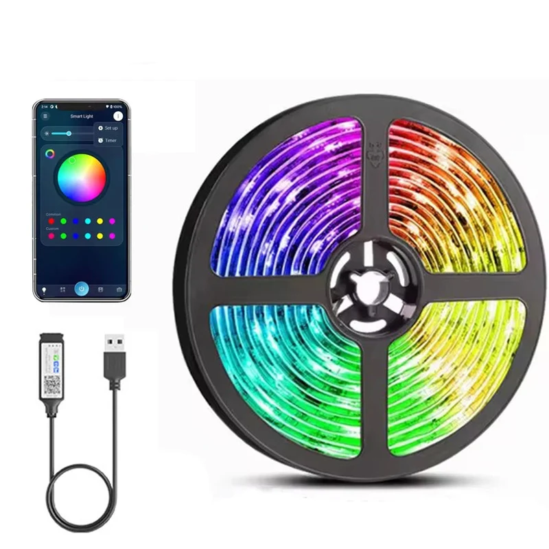 LumiFlex RGB LED-Streifen 5V – Flexible LED-Beleuchtung für TV und Wohnräume