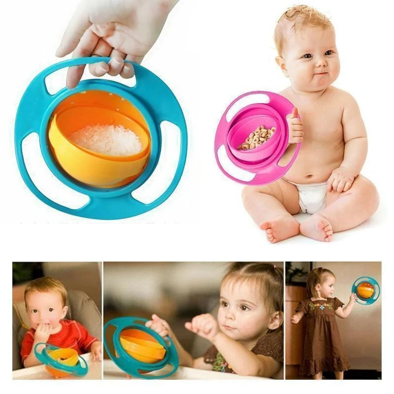 OrbitSnack Kinder-Snackschale mit Drehmechanismus