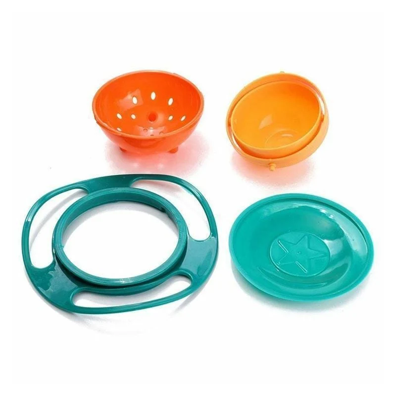 OrbitSnack Kinder-Snackschale mit Drehmechanismus