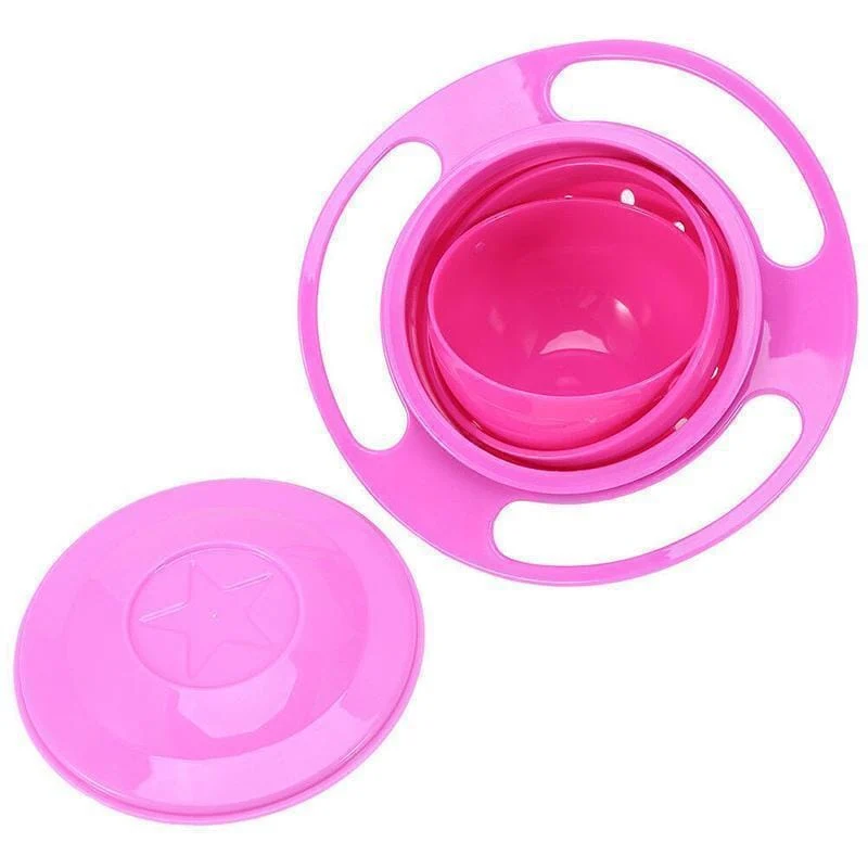 OrbitSnack Kinder-Snackschale mit Drehmechanismus