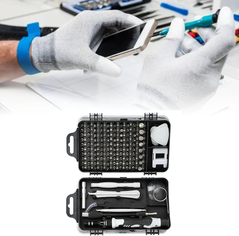 115-teiliges Schraubendreher-Set für präzise Reparaturen