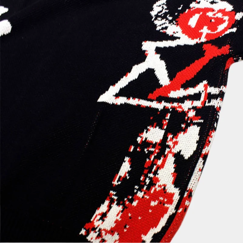 GraphiKnit Sweater – Unisex Strickpullover mit grafischem Design