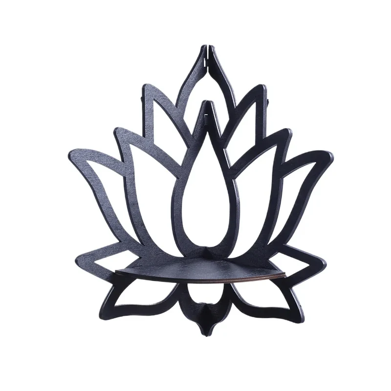 Lotus wandregal für Wandmontage aus Holz