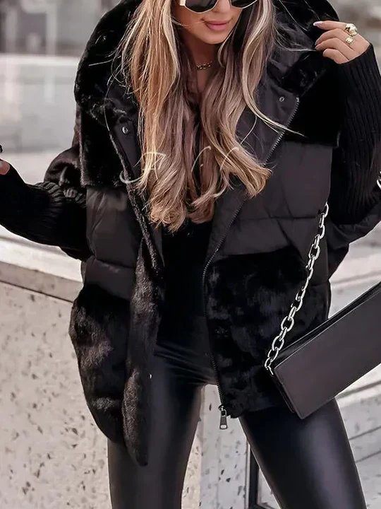 Inga Mantel – Winterjacke mit Kapuze und leichter Isolierung