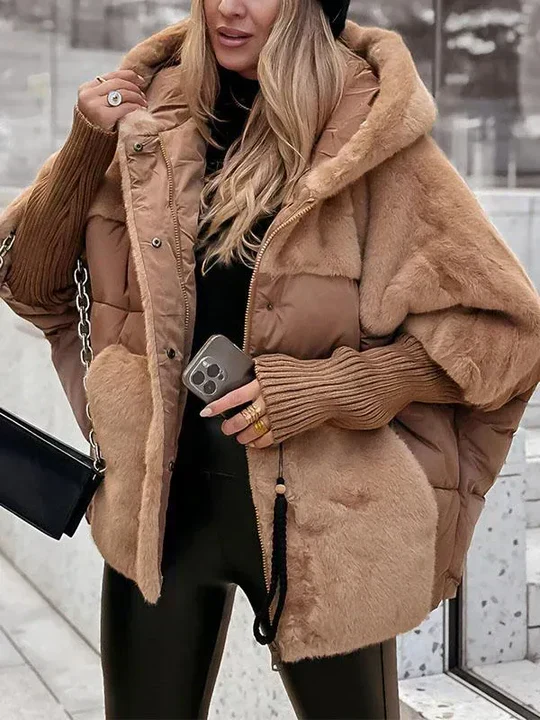 Inga Mantel – Winterjacke mit Kapuze und leichter Isolierung