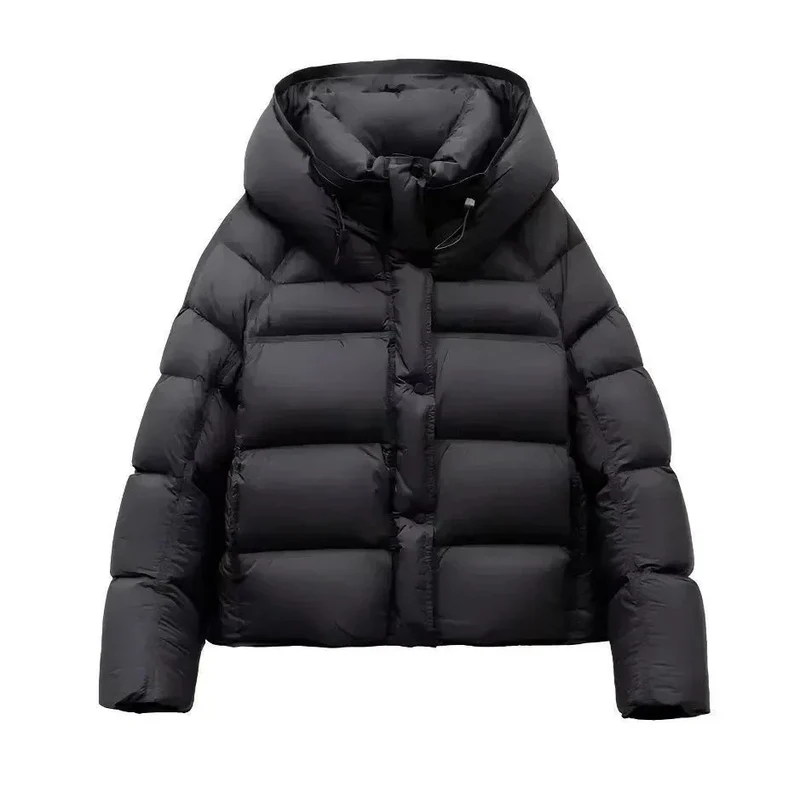 Larine Kurzjacke für Damen – Gefütterte Kapuzenjacke für Herbst und Winter