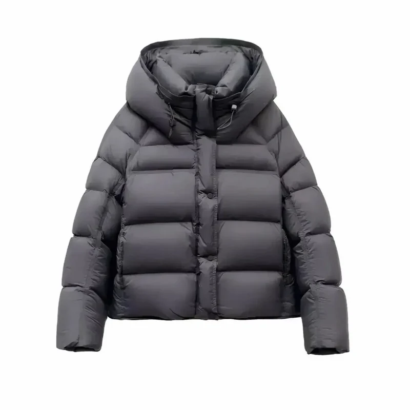 Larine Kurzjacke für Damen – Gefütterte Kapuzenjacke für Herbst und Winter
