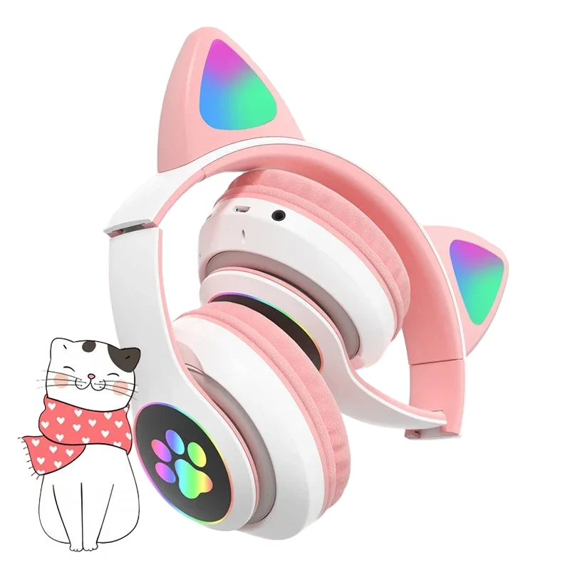 Felino Kinderkopfhörer – Faltbarer Bluetooth-Kopfhörer mit LED-Elementen