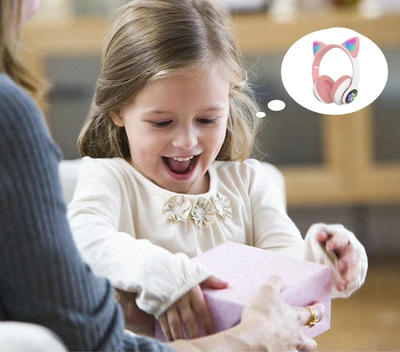 Felino Kinderkopfhörer – Faltbarer Bluetooth-Kopfhörer mit LED-Elementen