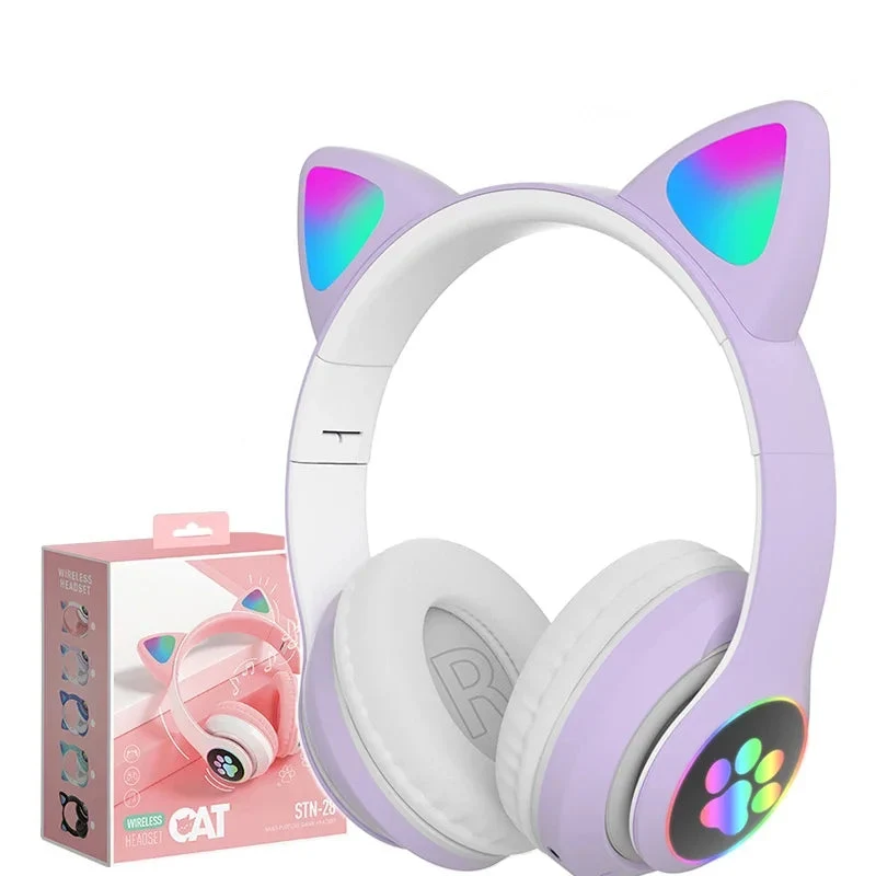 Felino Kinderkopfhörer – Faltbarer Bluetooth-Kopfhörer mit LED-Elementen