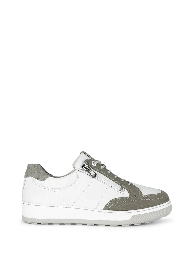 WYCLEF WHITE~GREY Wide Fit
