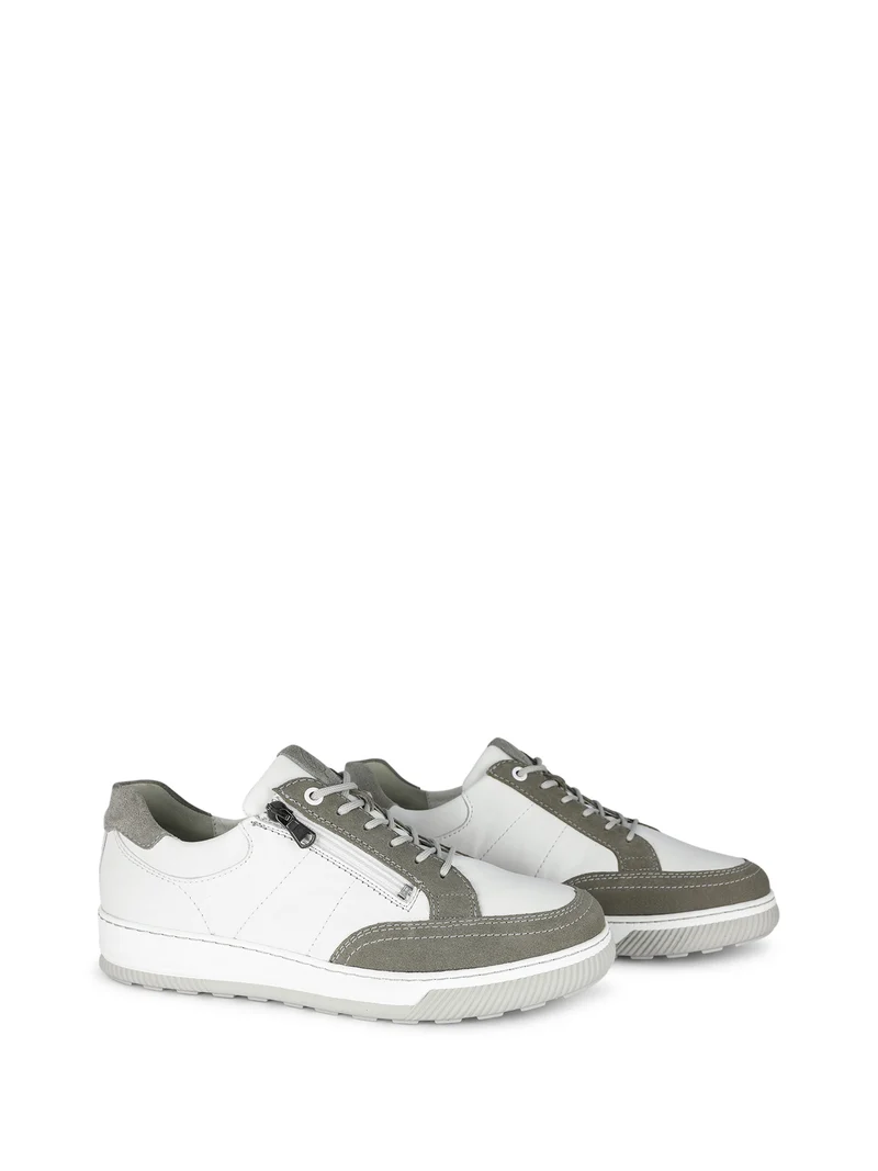 WYCLEF WHITE~GREY Wide Fit