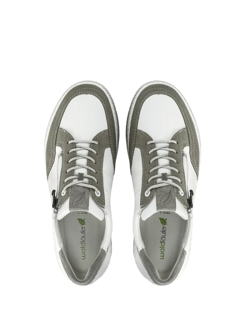 WYCLEF WHITE~GREY Wide Fit