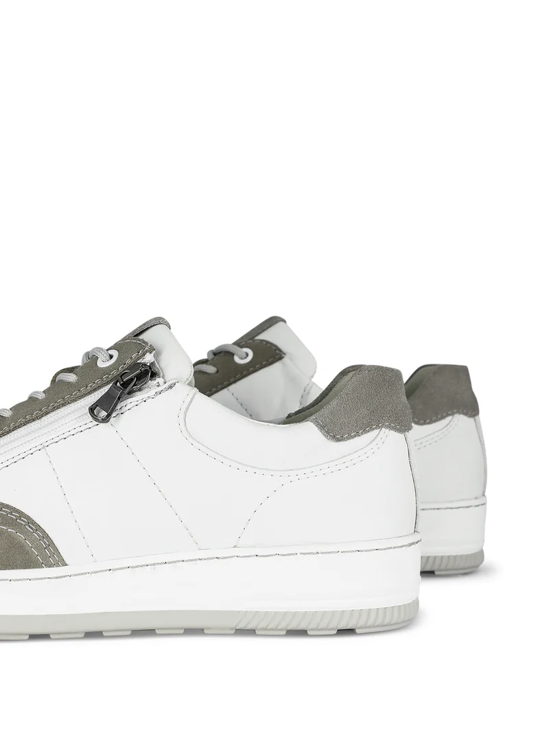WYCLEF WHITE~GREY Wide Fit