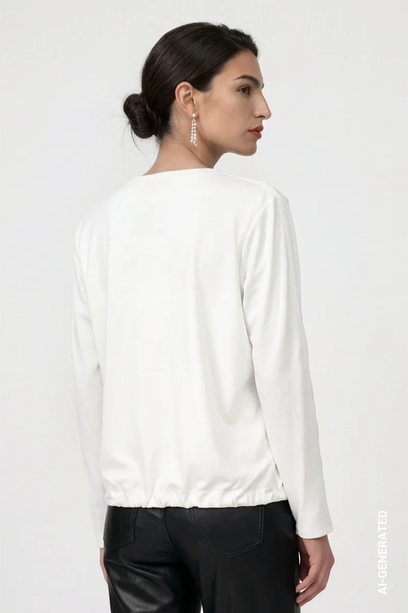 Blusenshirt mit Schmuckdetails