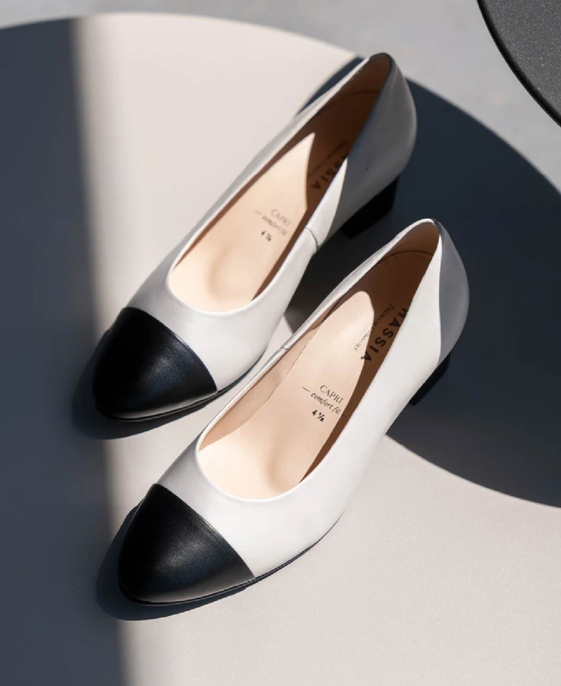 HEPBURN OFF WHITE~BLACK