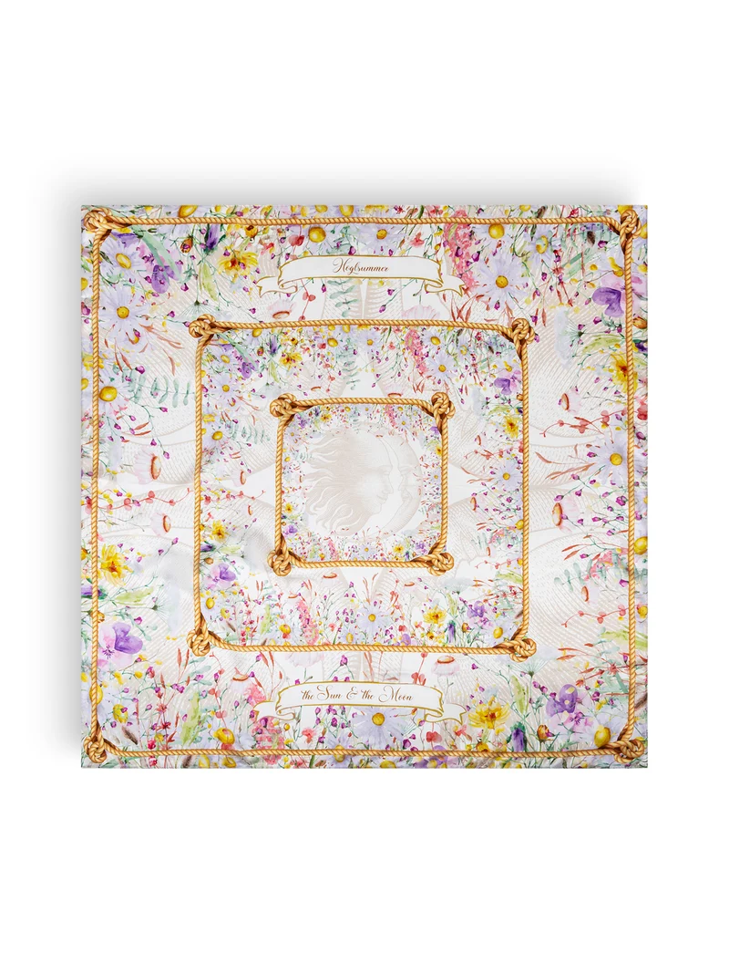 HOGL FLORAL SCARF WHITE FLORAL