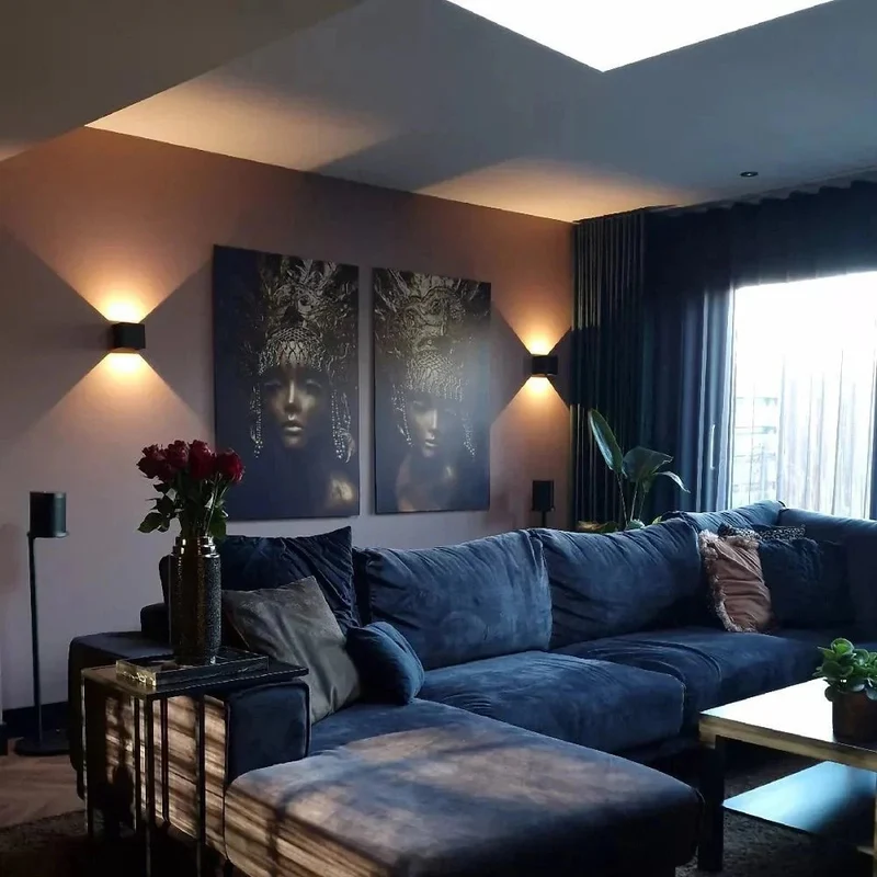 GlowEase LED-Wandleuchte – Wiederaufladbar, Mit Bewegungssensor, Kabellos