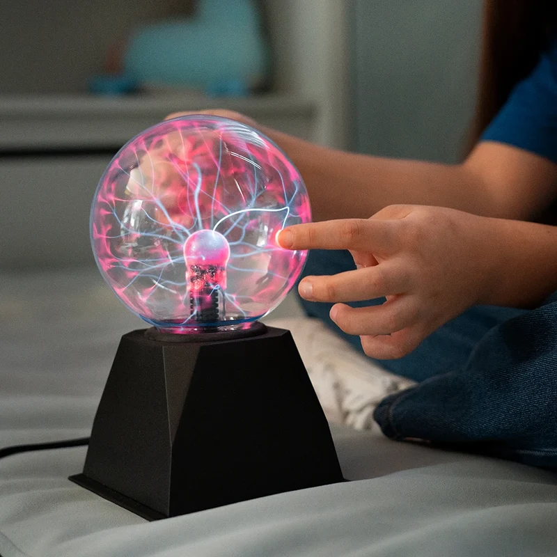 LumiSphere Plasma-Lampe – LED Tischlampe mit Plasmakugel-Effekt