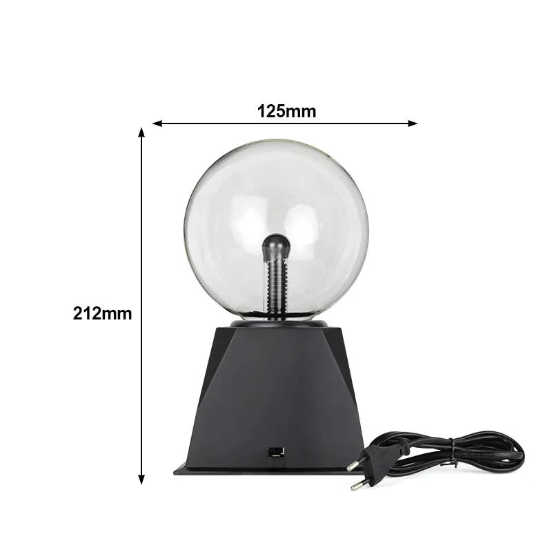 LumiSphere Plasma-Lampe – LED Tischlampe mit Plasmakugel-Effekt