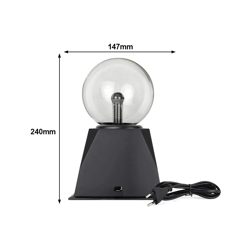 LumiSphere Plasma-Lampe – LED Tischlampe mit Plasmakugel-Effekt