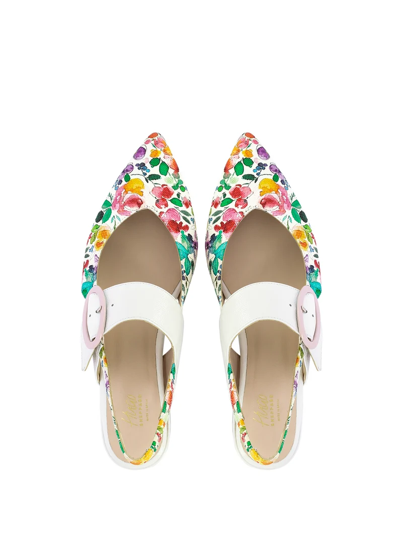 SASHER WHITE FLORAL