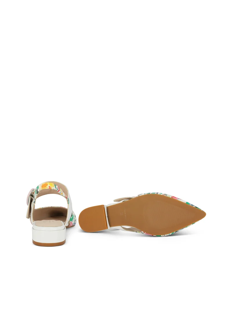SASHER WHITE FLORAL