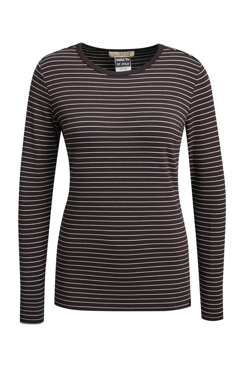 Fitted Lonsleeve Striped