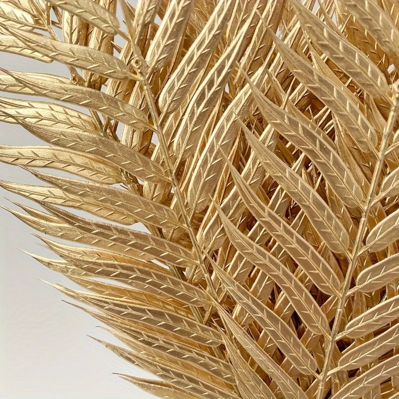 Aurea Palmblätter – Künstliche Dekozweige aus Kunststoff (10 Stück)