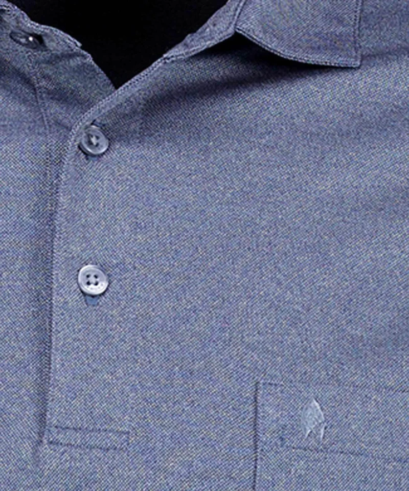 Softknit-Poloshirt uni, Langarm