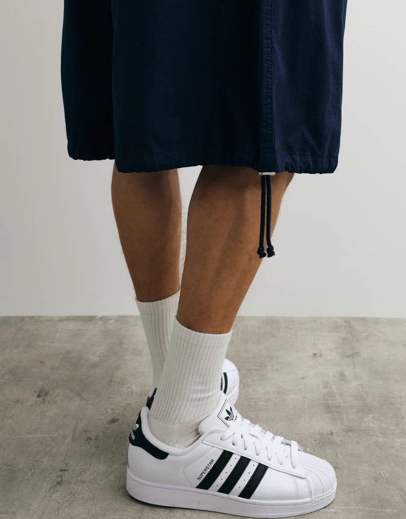 Topman balloon fit ripstop short in navy