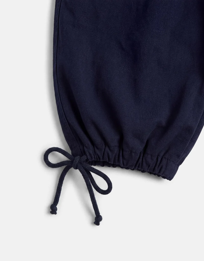 Topman balloon fit ripstop short in navy