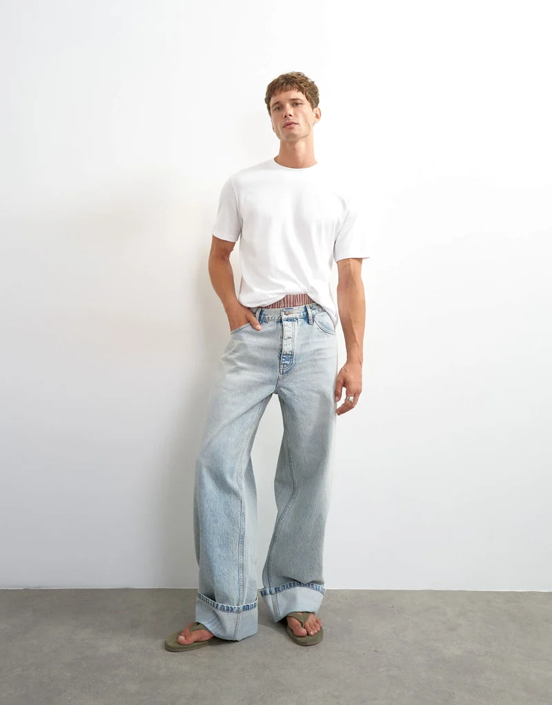 Topman 5 pack classic fit t-shirt in black, white, khaki, navy and stone