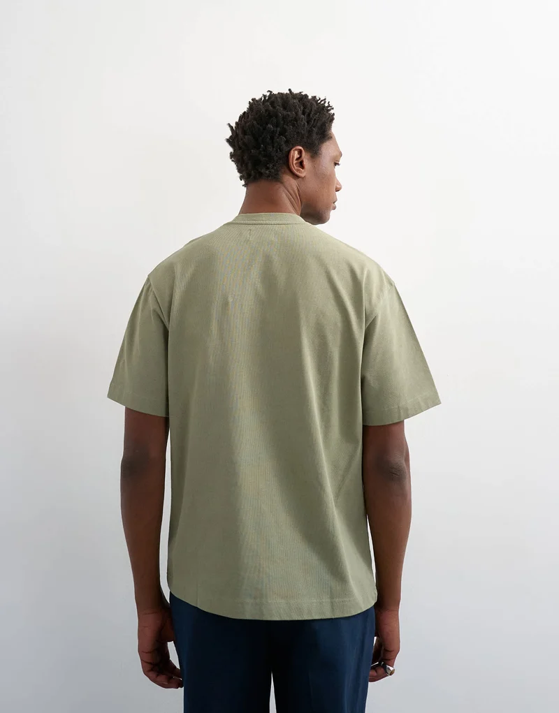 Topman relaxed fit t-shirt in khaki