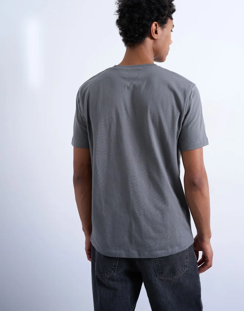 Topman 7 pack classic t-shirt in black, white, brown, navy, charcoal, ecru and brown