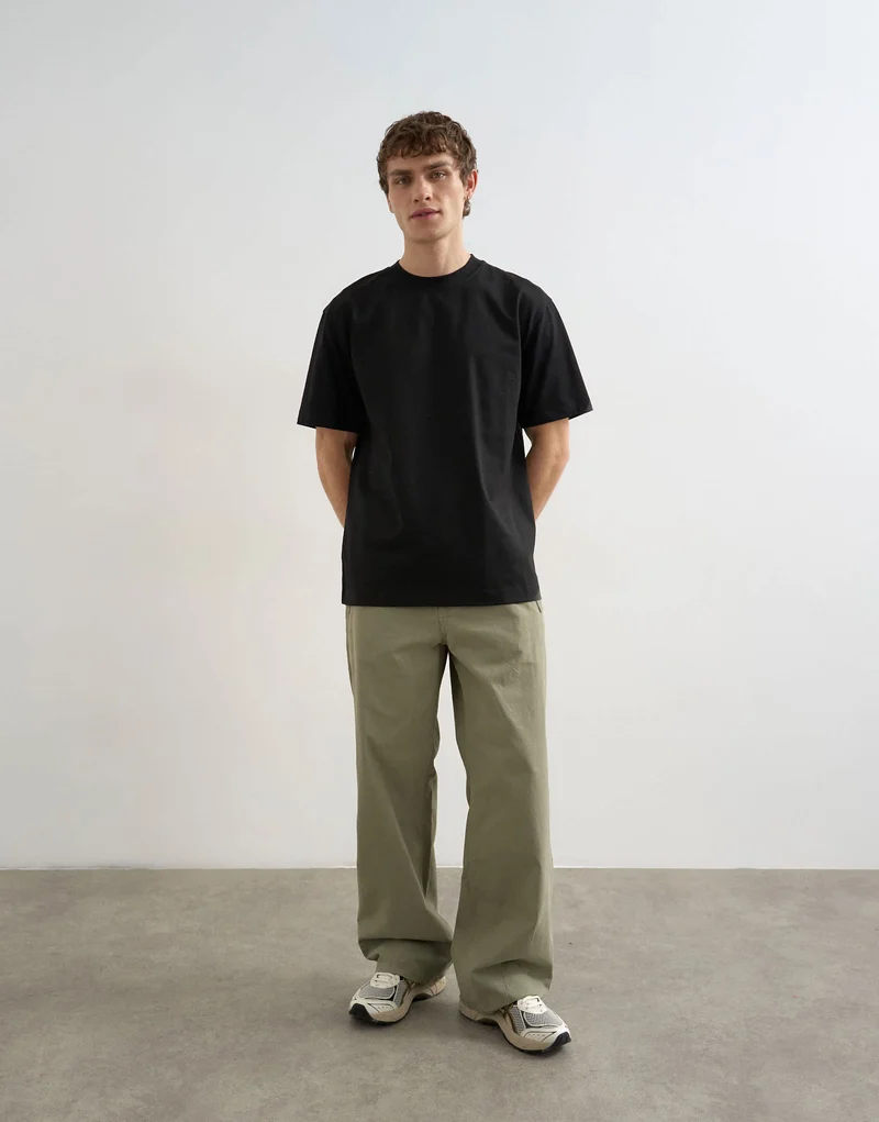 Topman relaxed fit t-shirt in black