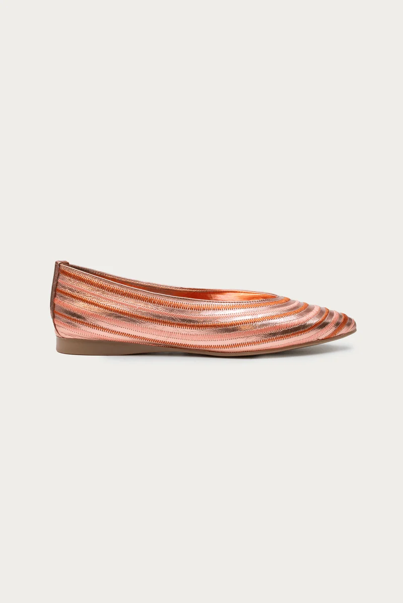 Rubi Rose Metallic-Leder