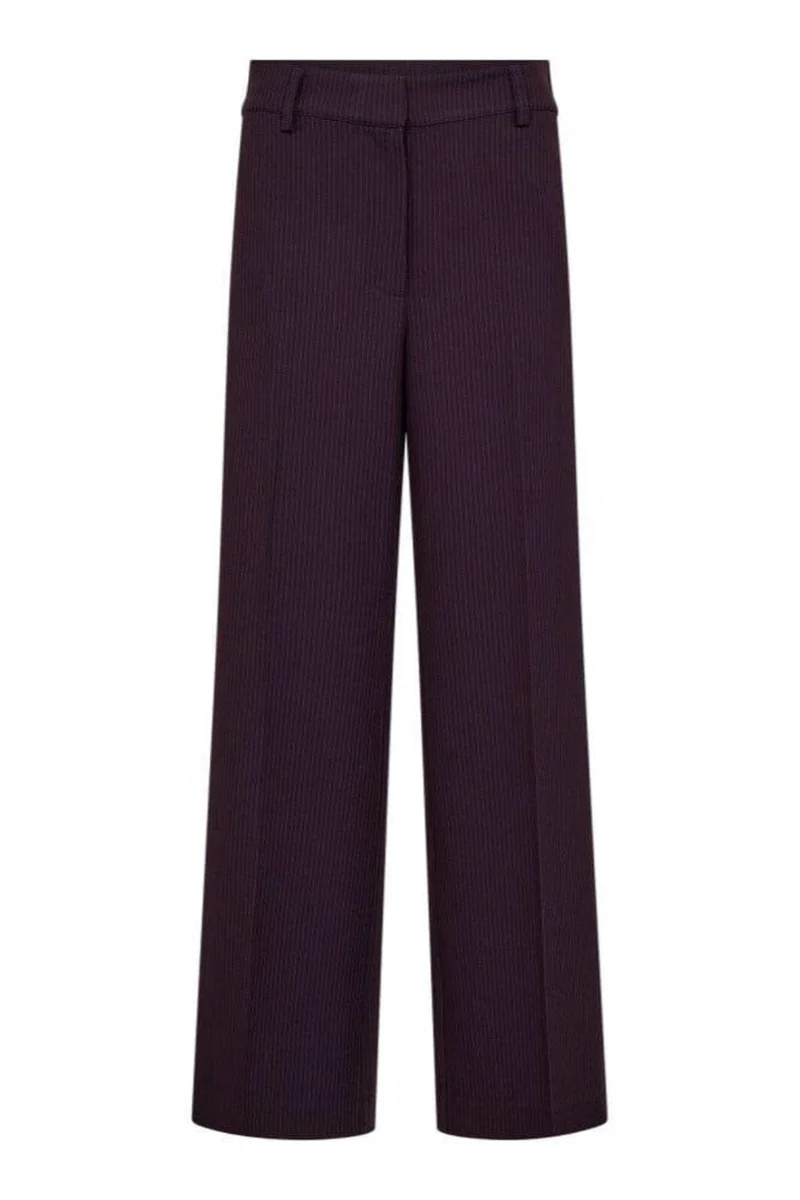 Co´Couture - Nolancc Wide Pant 31644 - 67 - Plum