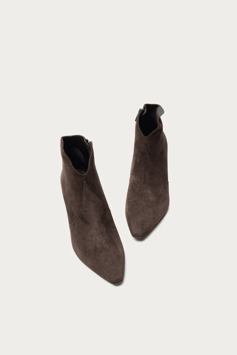 Fibi Dunkelbraun Wildleder