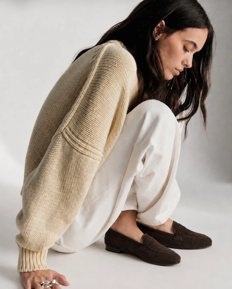 Lise Dunkelbraun Wildleder - back soon