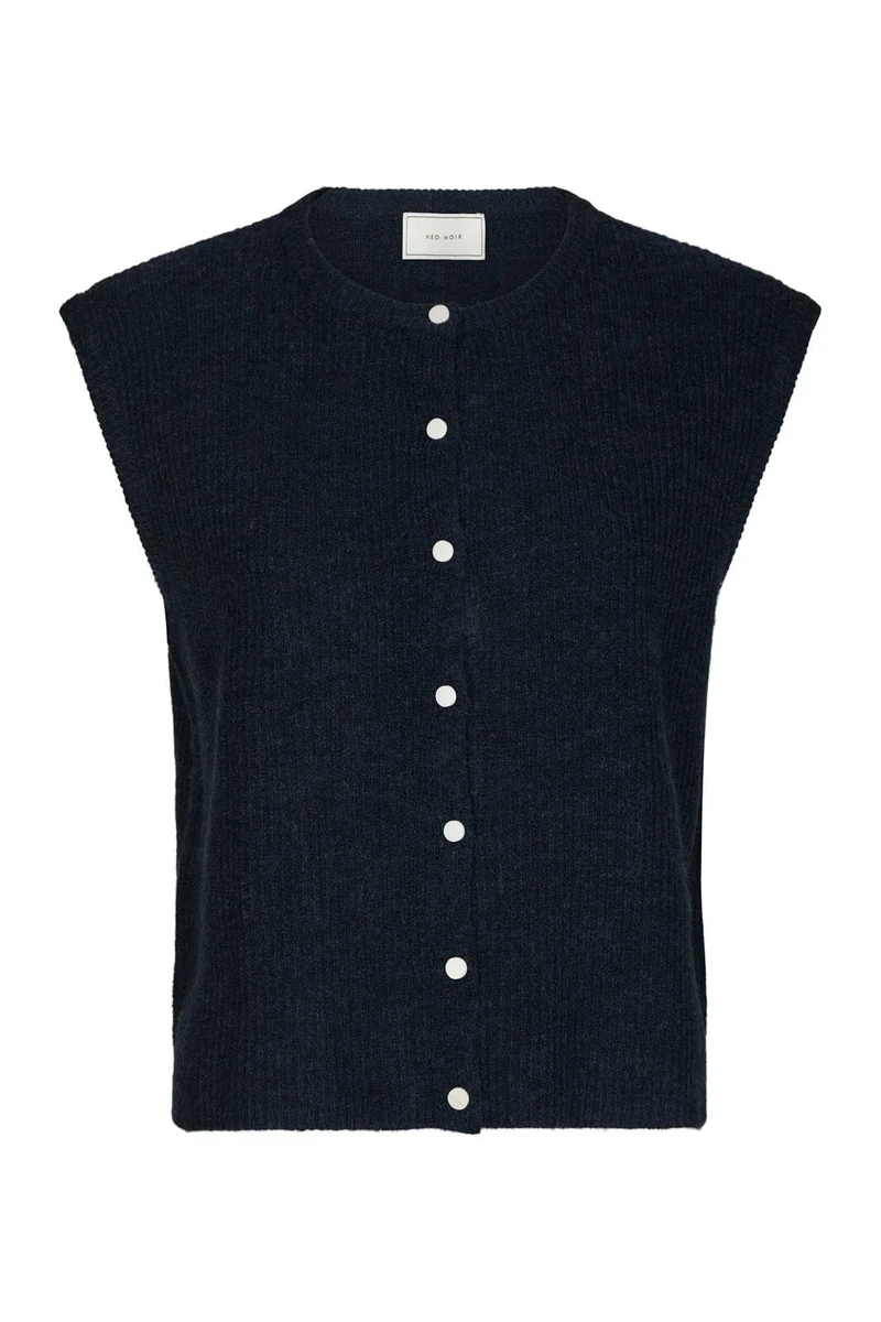 Neo Noir - Everest Knit Vest 164870 - 141 - Navy