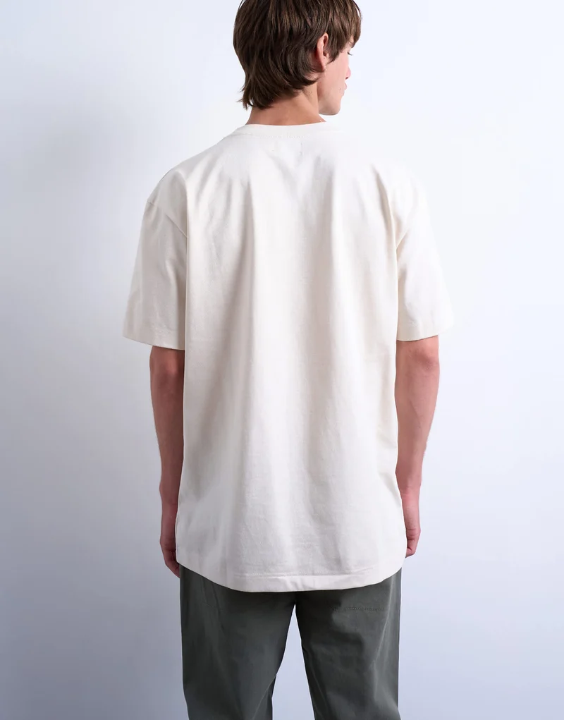 Topman relaxed fit t-shirt in ecru