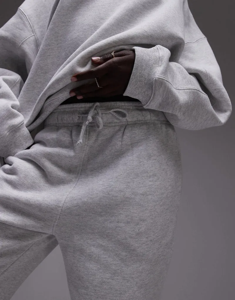 Topshop co ord cuffed jogger in grey marl