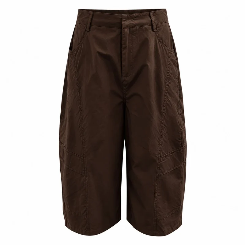 Dear Molly - Cargo Long Shorts Ch172015b - Dark Brown