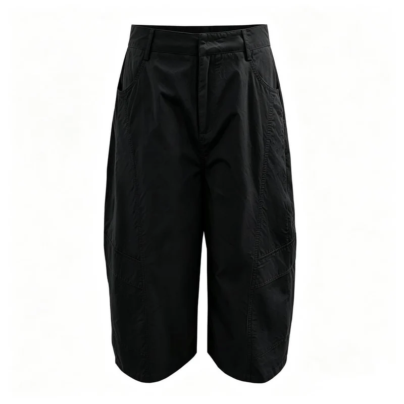 Dear Molly - Cargo Long Shorts Ch172015b - Black