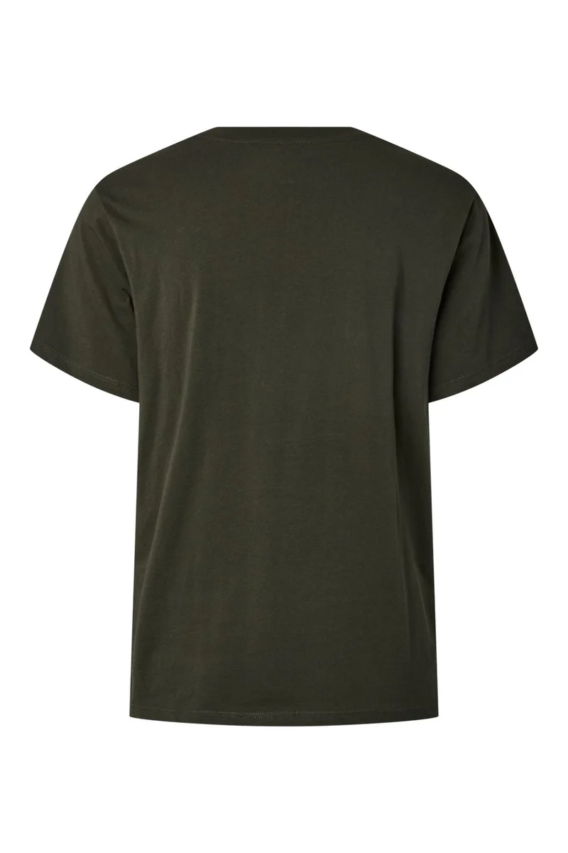 Pieces - Pcria Ss Solid Tee - 4857314 Forest Night