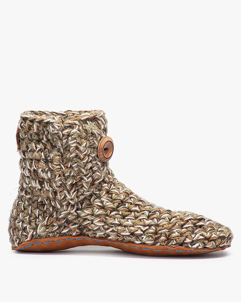 Kingdom of Wow hausschuhe hellbraun