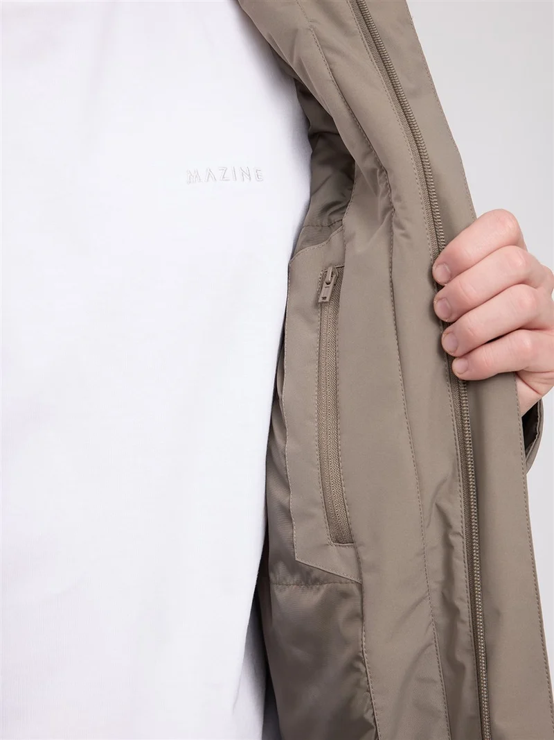 MAZINE Light Padded Coat light-mud