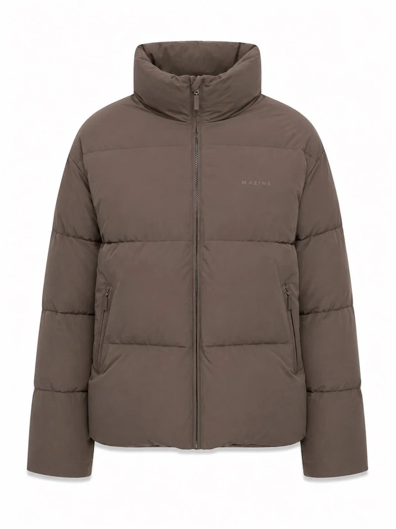 MAZINE Loose Fit Puffer Jacket mokka